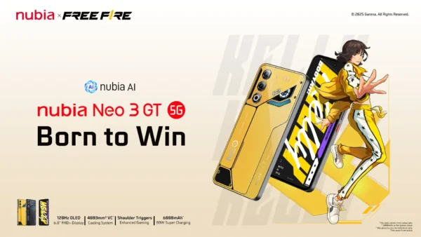 5 Fitur Jagoan nubia Neo 3 Series yang Jadi Hape Gaming Resmi Free Fire 26 nubia Neo 3 GT 5G 1