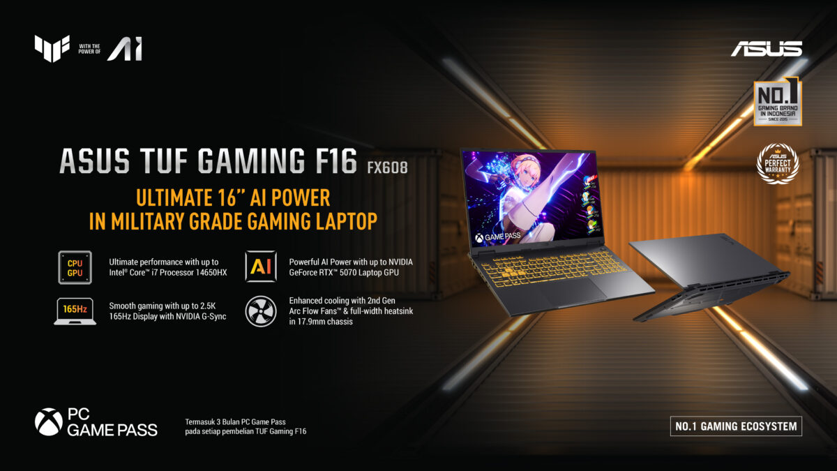 ASUS TUF Gaming F16 FX608