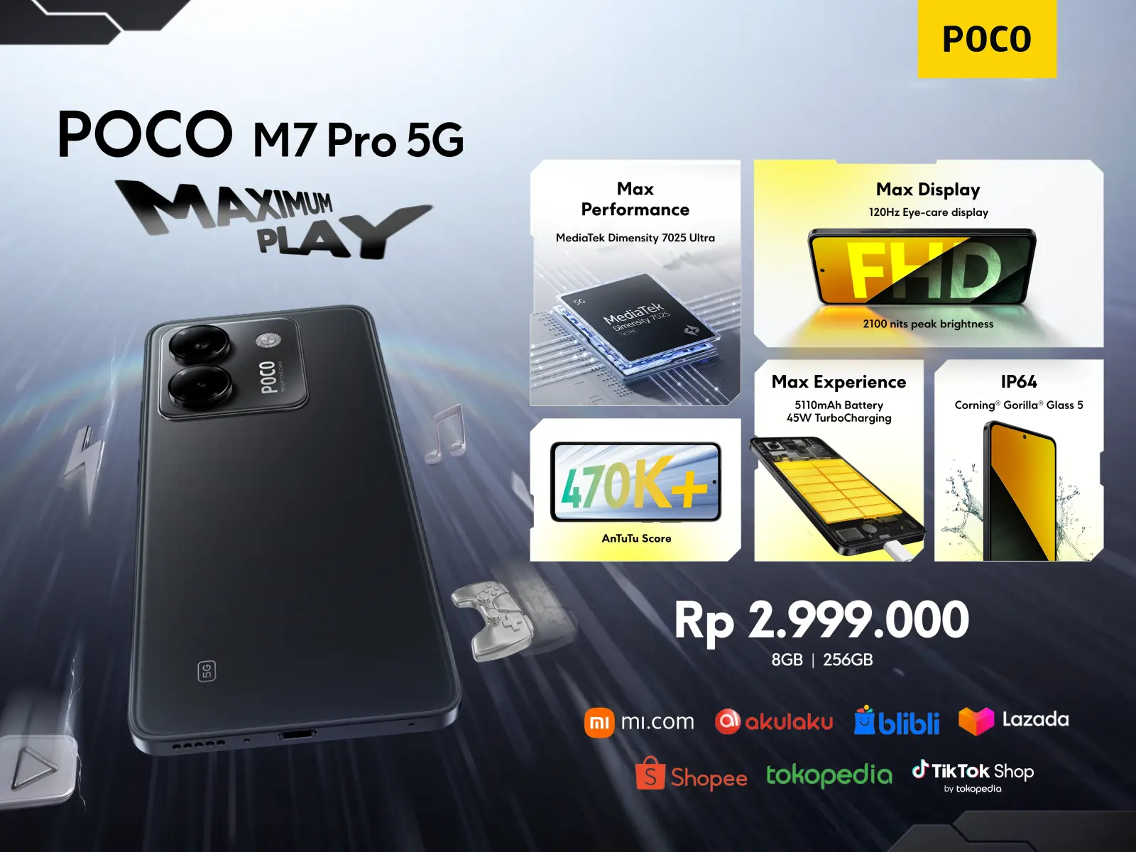 POCO M7 Pro 5G Black