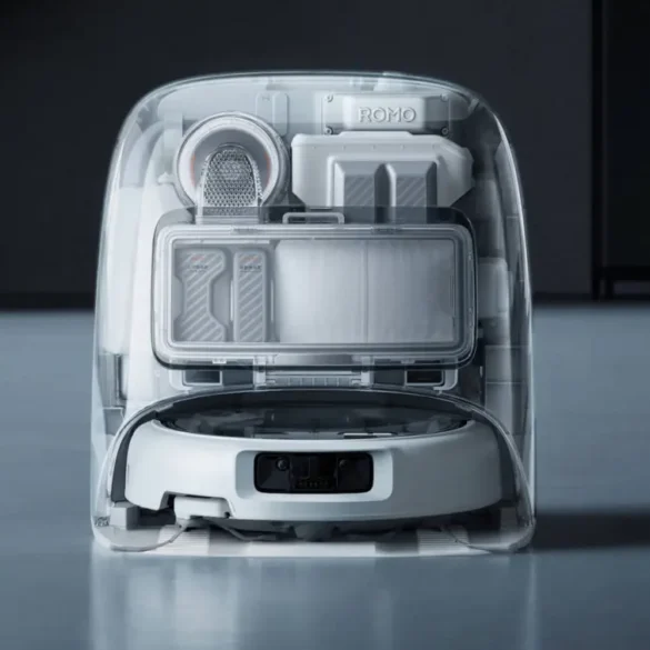 DJI Romo: Robot Vacuum DJI Pertama, Bawa Teknologi Drone dan Desain Futuristik 50 DJI Romo