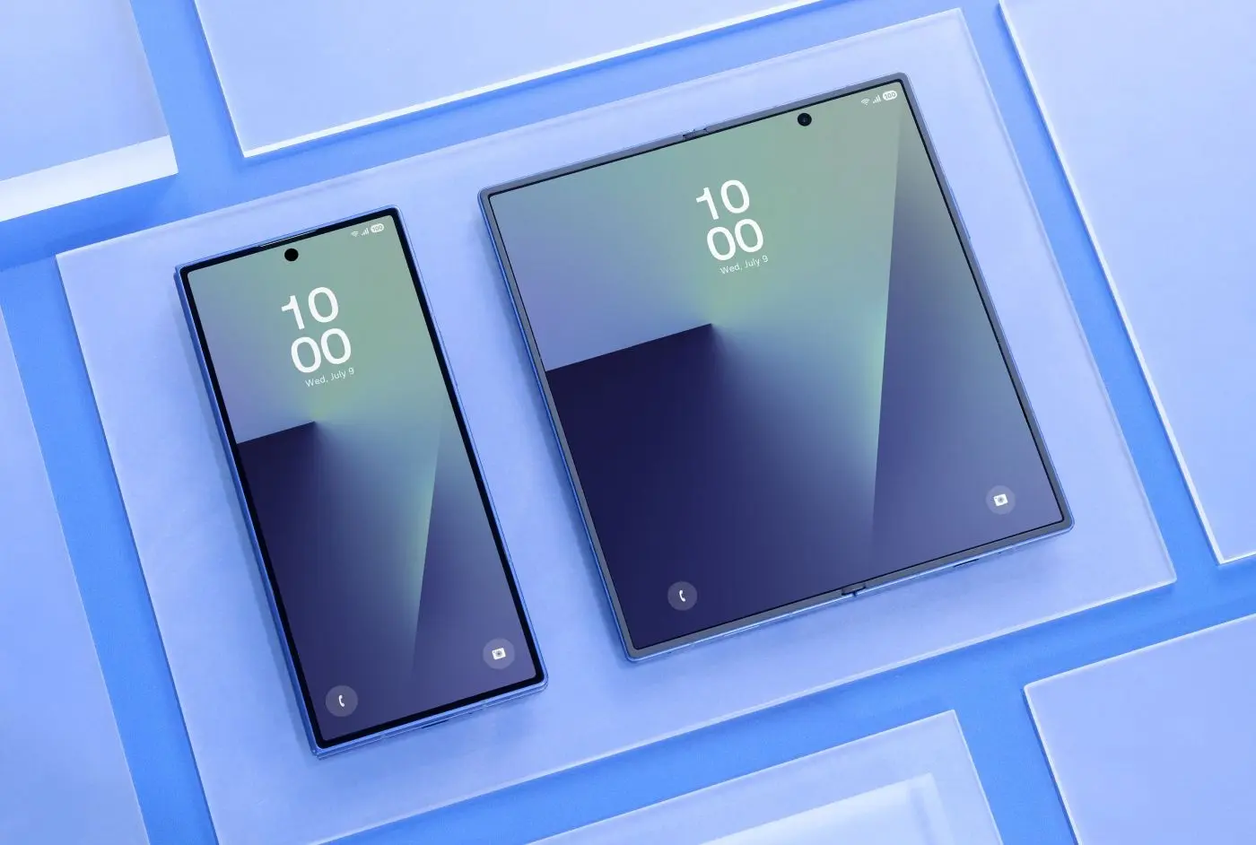Samsung Flip 7 dan Fold 7 blueshadow
