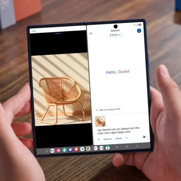 samsung fold 7 gemini live