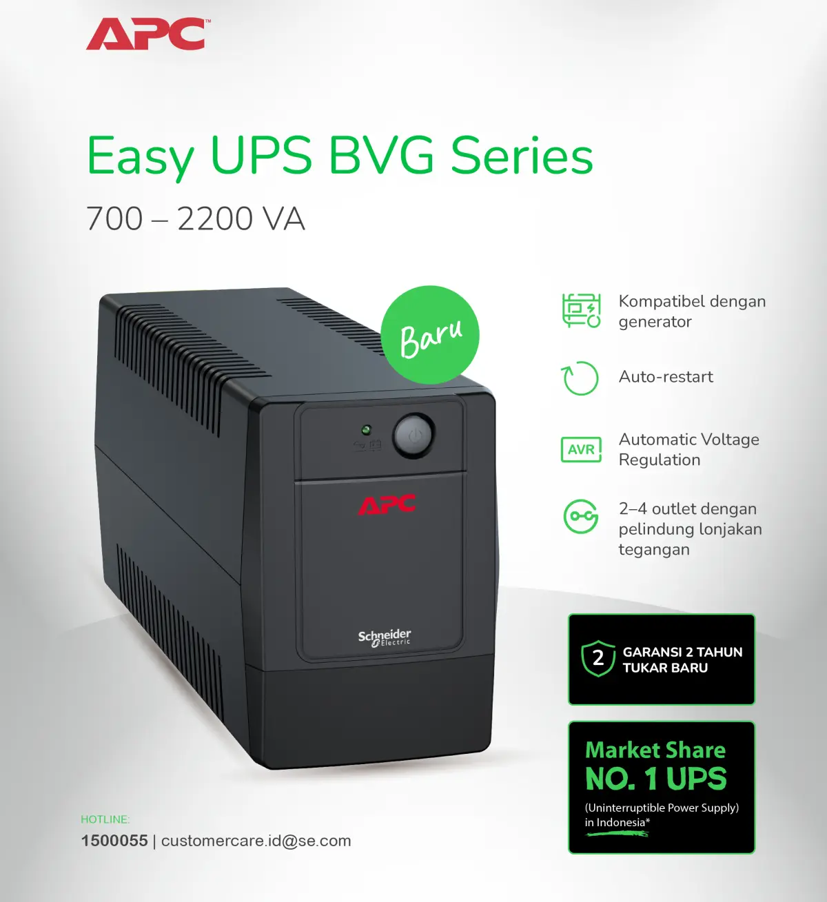 APC Easy UPS BVG Series