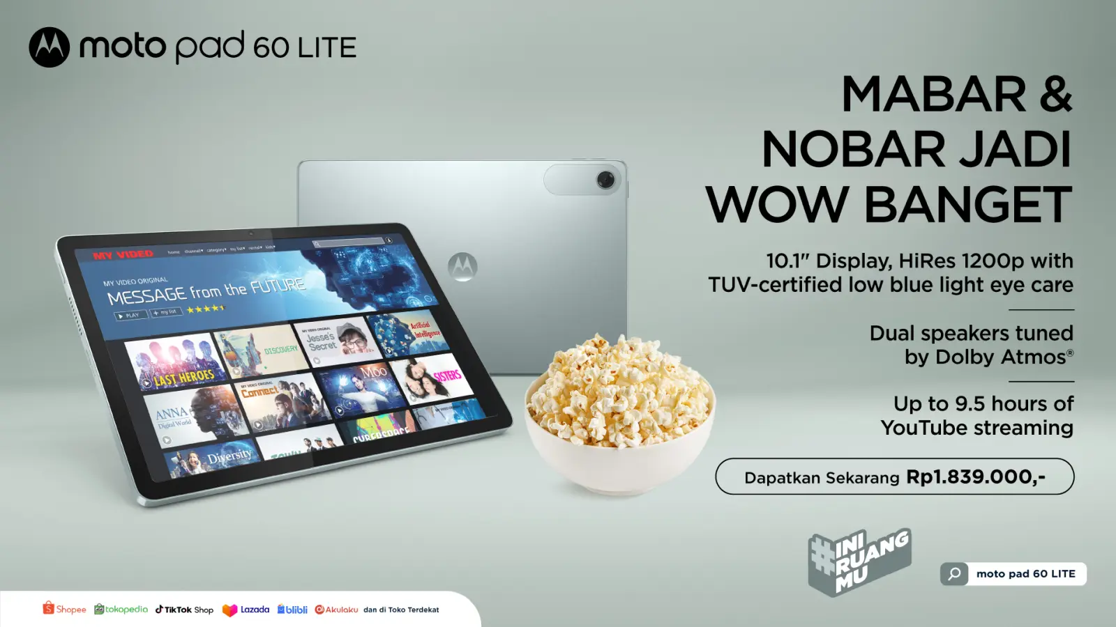 Moto Pad 60 Lite Mabar Nobar Jadi WOW Banget