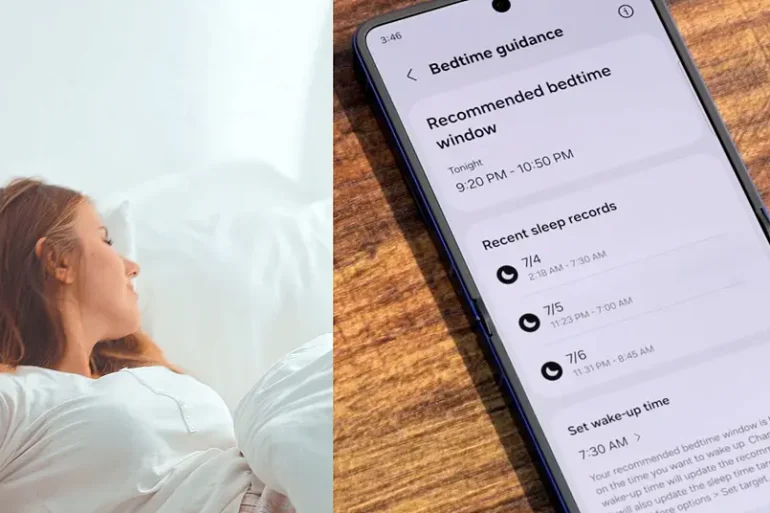 Samsung Galaxy Watch8 series bedtime guidance