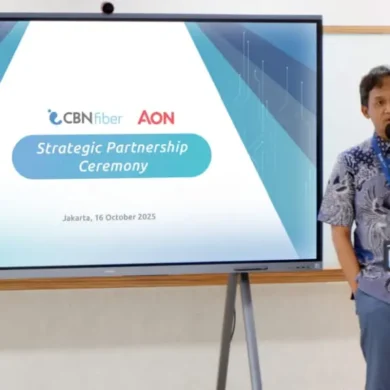 Dedy Handoko Commerce Director CBN Pada Peluncuran CBN Fiber Safe
