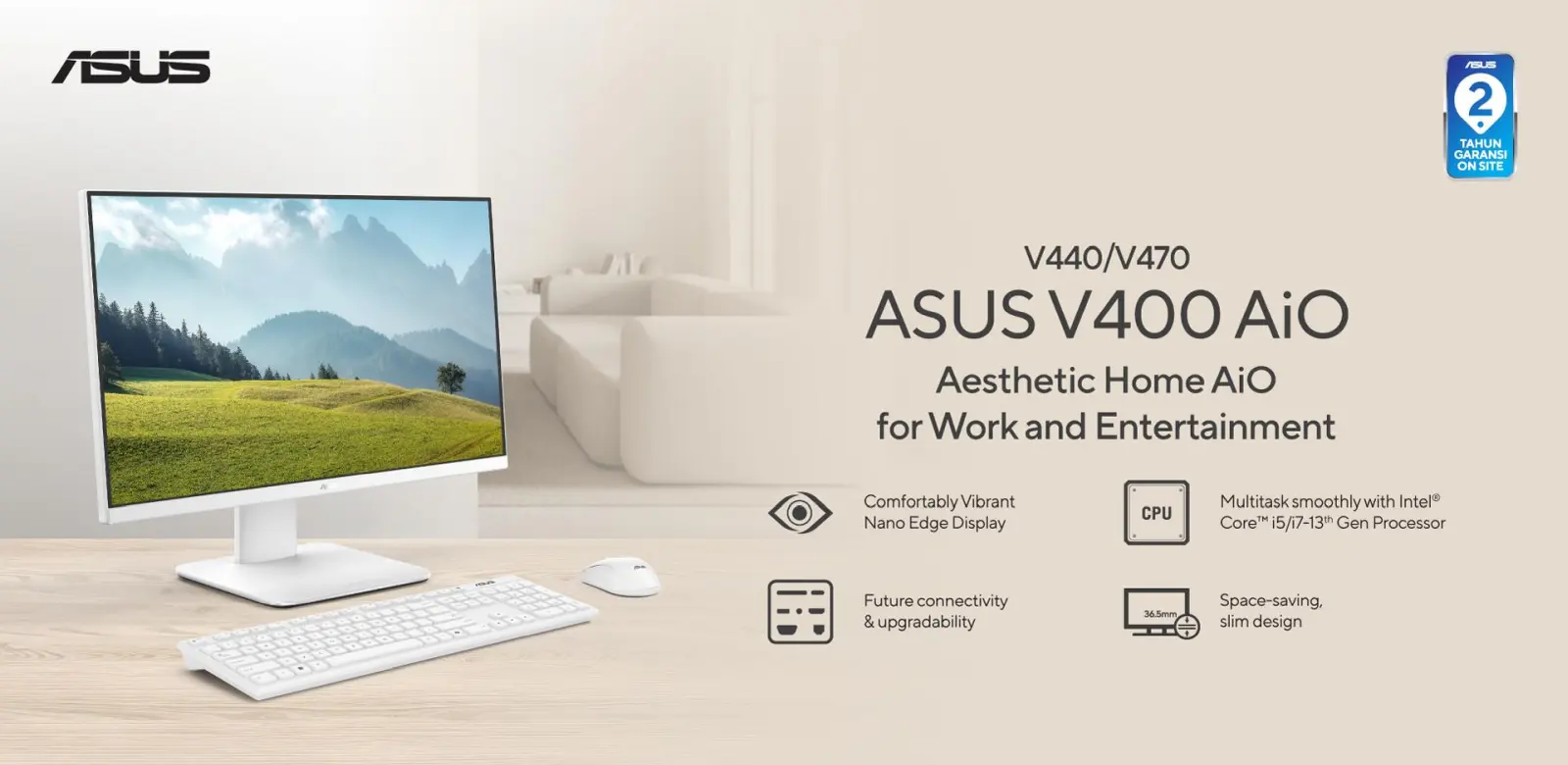 asus all in one pc v440