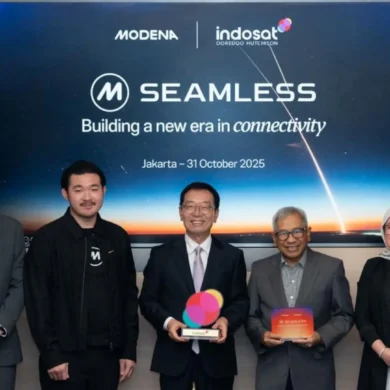 indosat modena kerjasama