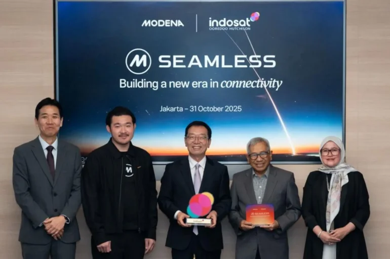 indosat modena kerjasama