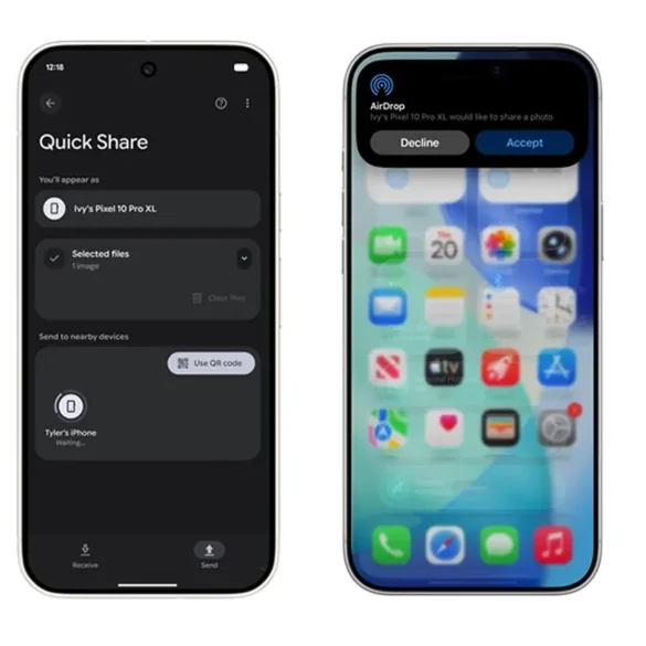 Tips : Cara Berbagi File Dari Android ke iPhone Menggunakan Quick Share 33 quick share Airdrop 1