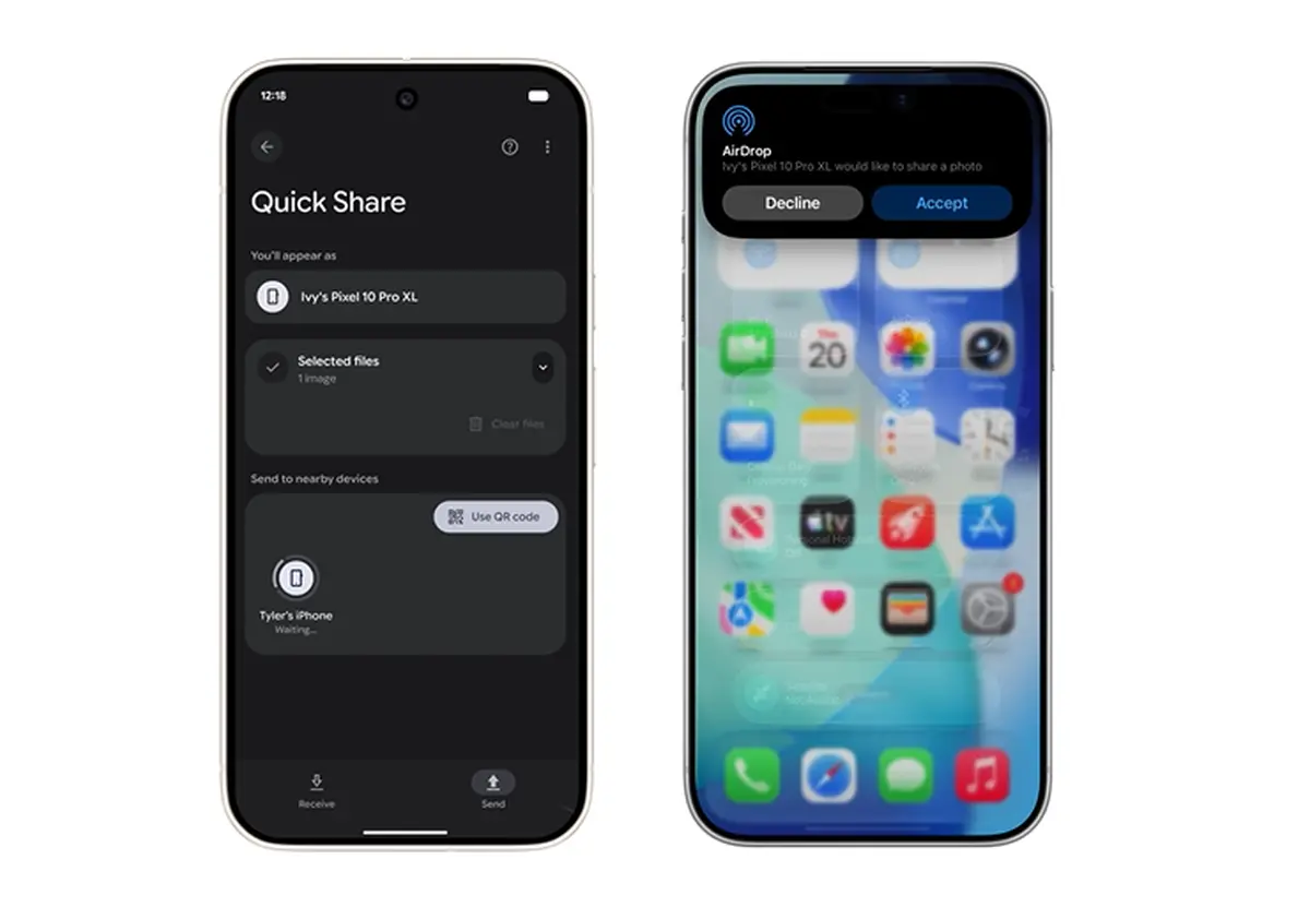 Quick Share dan Airdrop