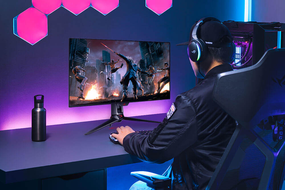 Gadget Terbaik 2025 untuk Gamer 34 ASUS ROG Swift OLED PG27UCDM 1