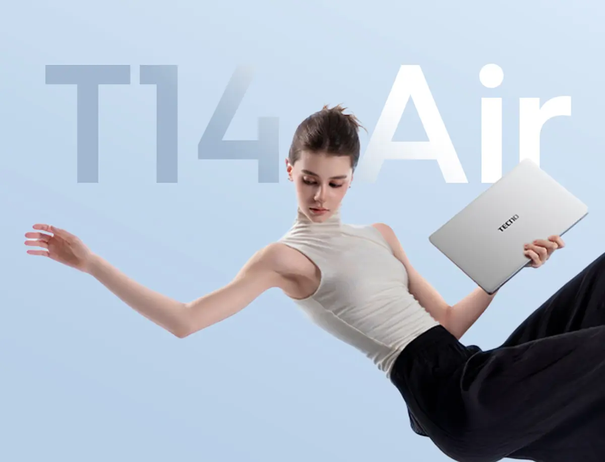 TECNO MegaBook T14 Air Resmi Dirilis, Harga Mulai 9,499 Juta Rupiah 27 TECNO MegaBook T14 Air 1