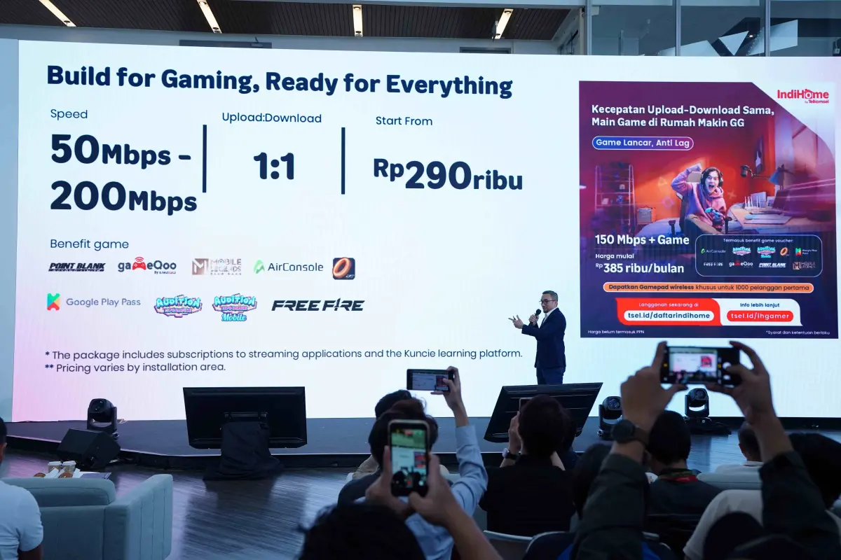 Telkomsel dan Nuon Luncurkan Indihome Gamer 2A
