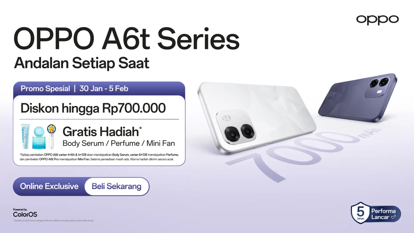 promo oppo a6t series