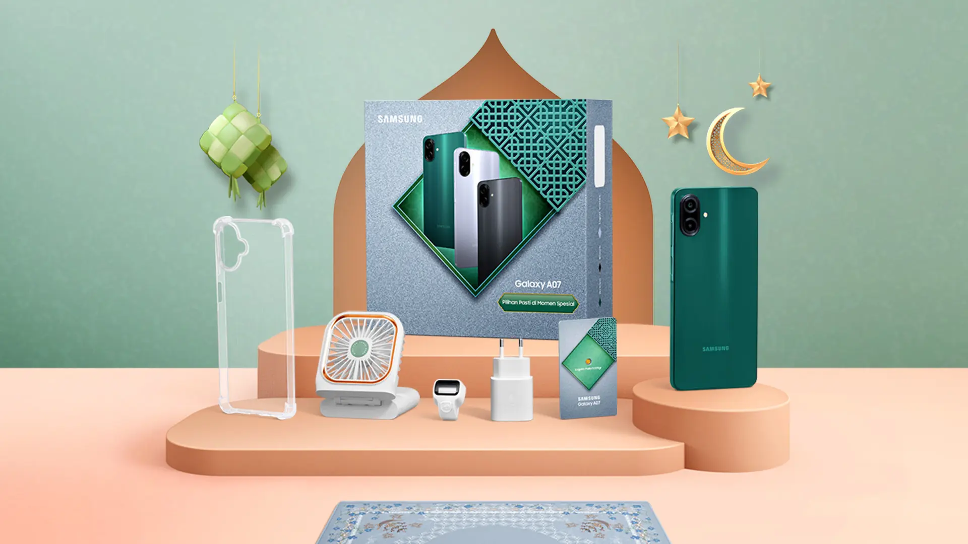 Samsung Hadirkan Galaxy A07 & Galaxy A17 versi Paket Hari Raya 20 Galaxy A07 Hari Raya Package