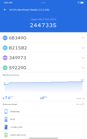 review Lenovo Legion Tab 28 Screenshot 20260126 114504