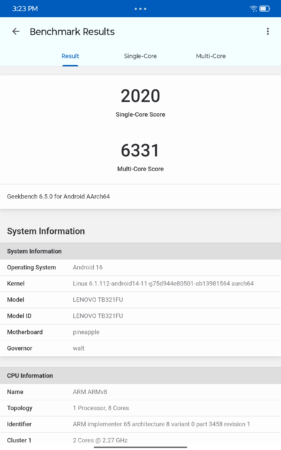 review Lenovo Legion Tab 26 Screenshot 20260126 152315