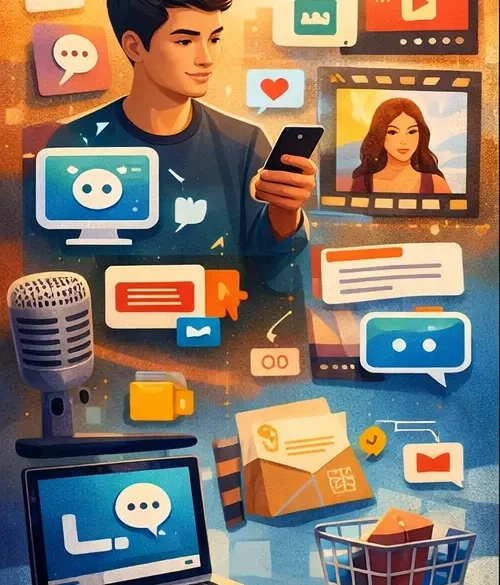 ilustrasi AI seharihari