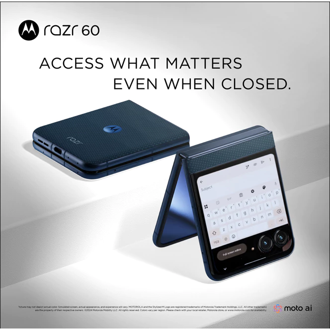 Motorola razr 60 : Ponsel Lipat Pesaing Samsung Galaxy Z Flip7 23 motorola razr 60 external screen