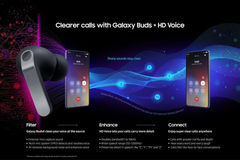 galaxy buds4 hd voice samsung