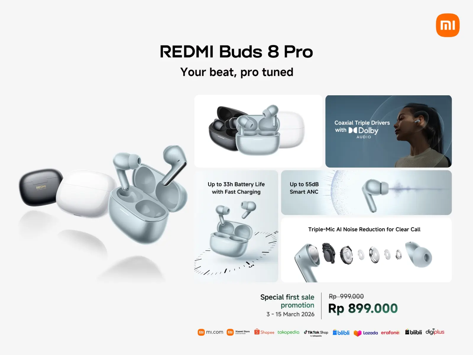 harga Xiaomi Buds 8 Pro