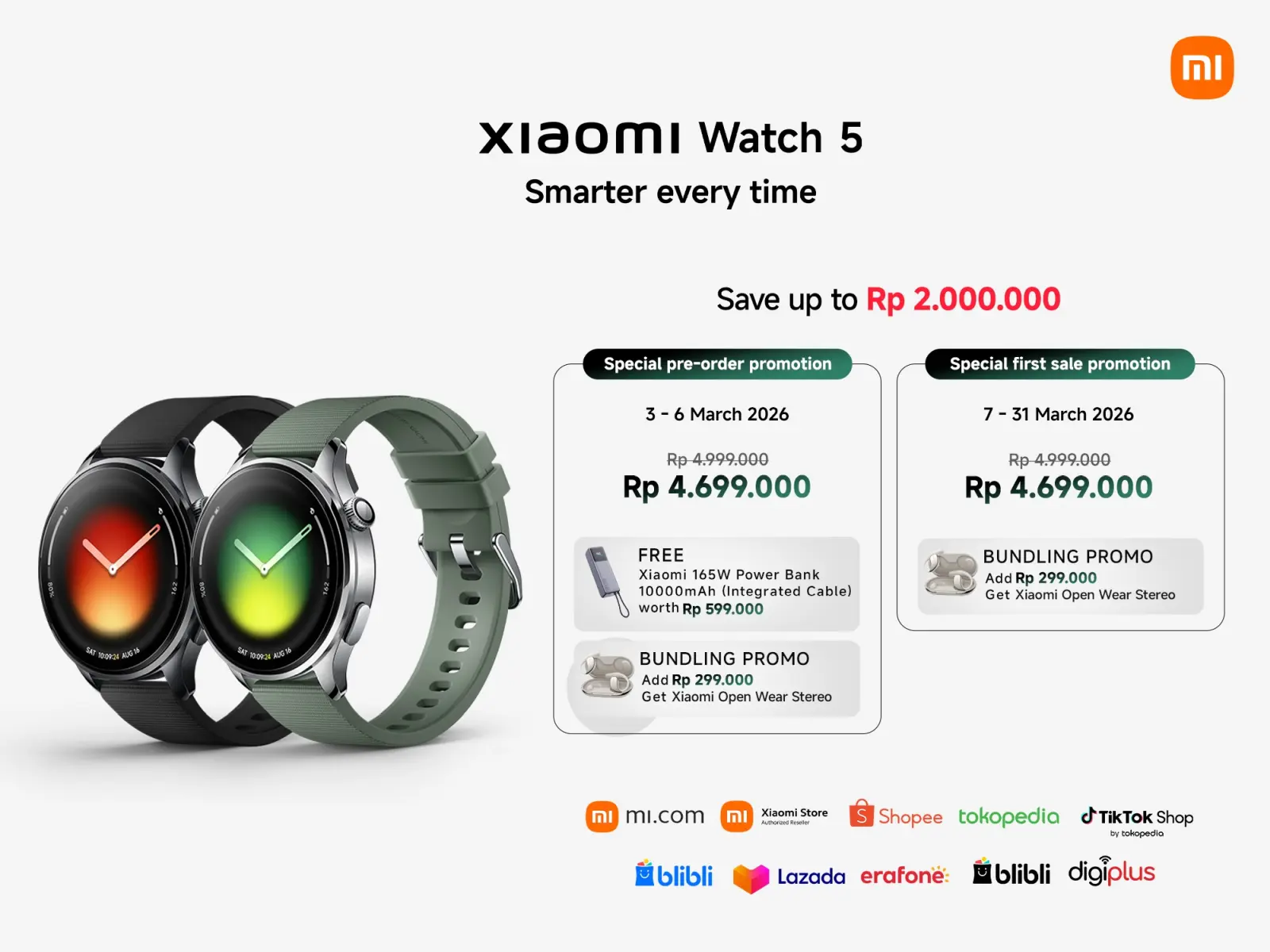 harga Xiaomi Watch 5