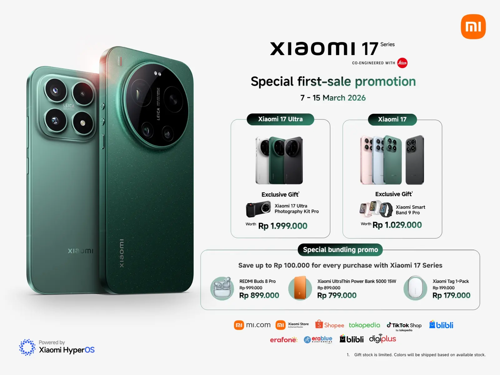 promo harga Xiaomi 17 Series