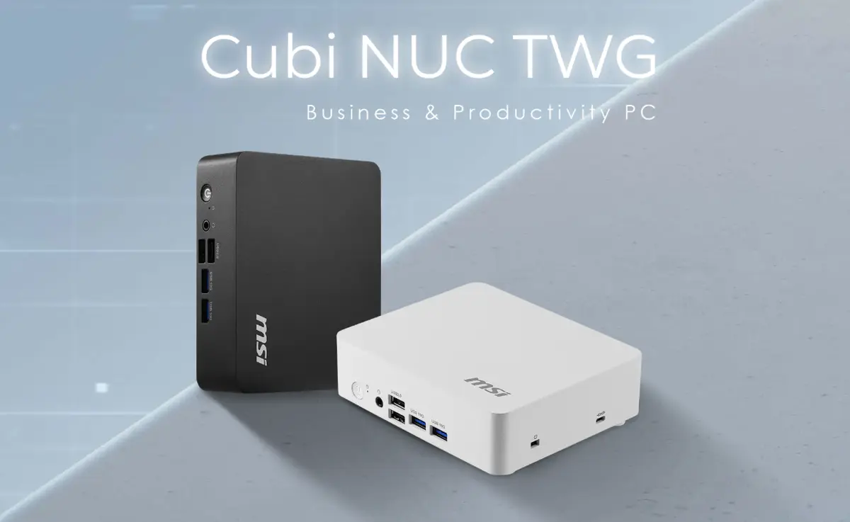 MSI Cubi NUC TWG Series: Mini PC Ringkas dengan MSI AI Engine dan Power Link 20 MSI CUBI NUC TWG Series 5