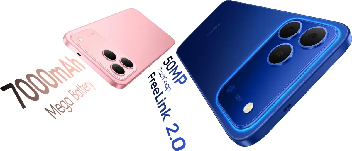 TECNO Spark 50 4G: Desain Mirip iPhone 17 Pro Series dengan Baterai 7000 mAh 20 TECNO Spark 50 4G