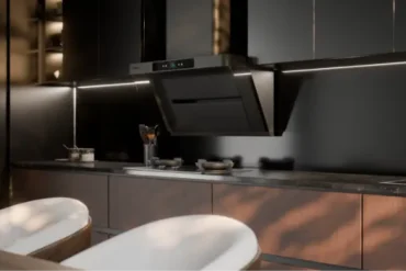 modena chimney cooker hood built in hob dapur