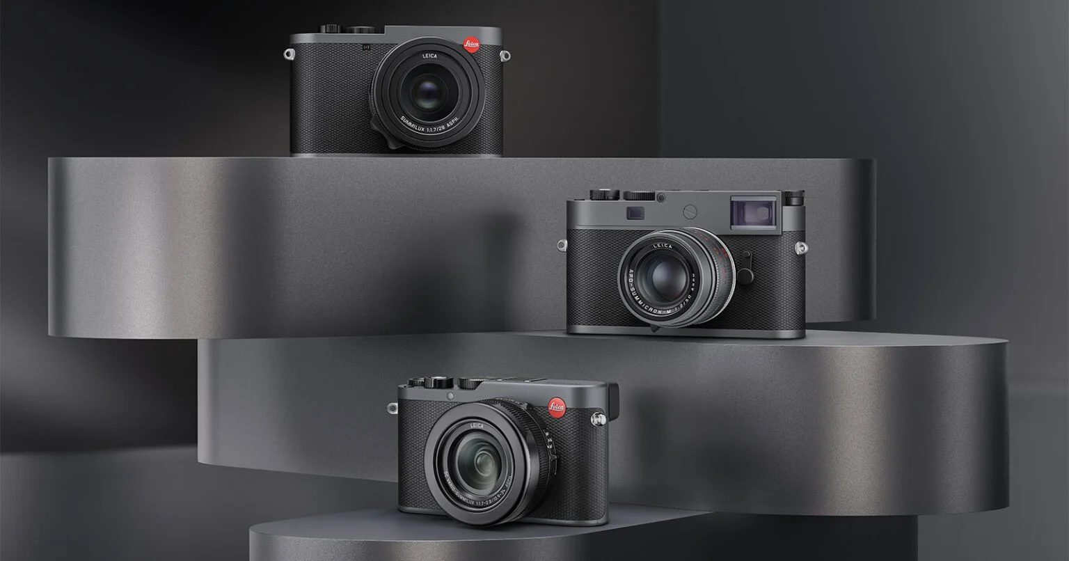 Leica Launches New Metal Gray Camera and Lens Collection
