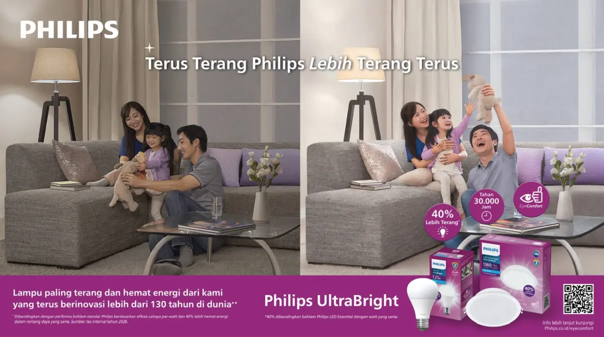Philips Ultra Bright, Lampu Ekstra Terang untuk Rumah Lebih Nyaman 20 Philips UltraBright