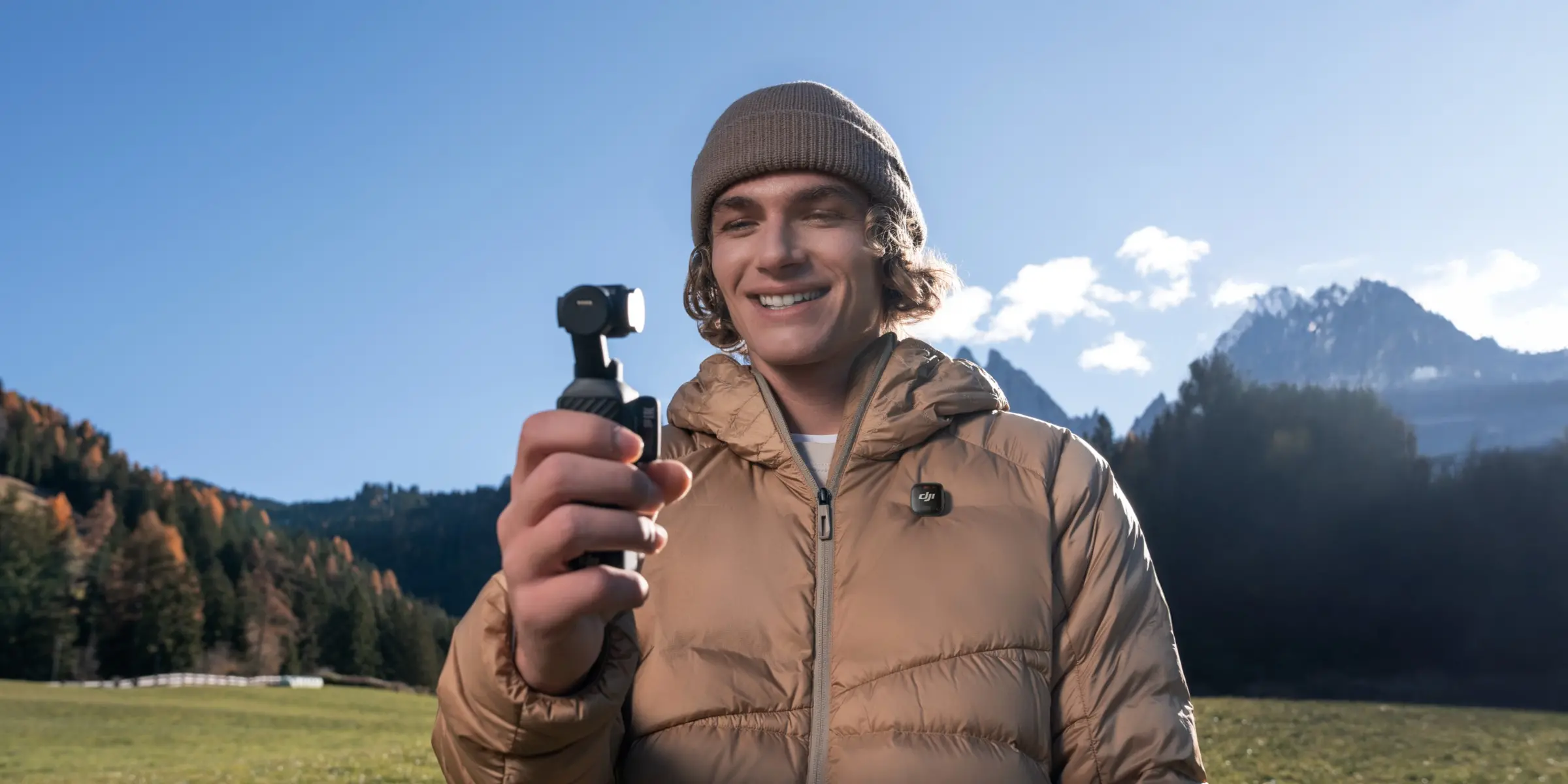 dji osmo pocket 4 vlogging with mic