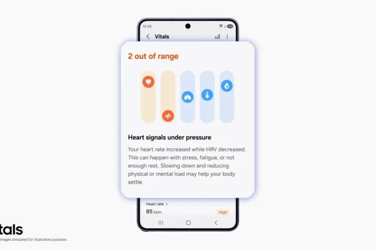 Fitur Vitals di Samsung Health