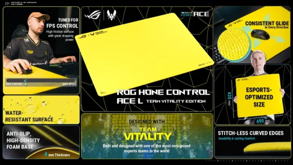 ROG Hone Control Ace L Vitality Edition mouse pad ROG Hone Control Ace L Vitality Edition mouse pad