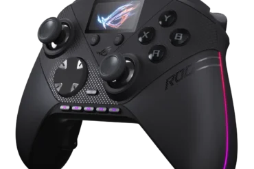ROG Raikiri II Pro PC Black angled view from right