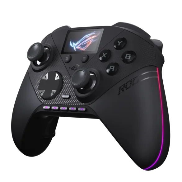 ROG Raikiri II Pro PC Black angled view from right