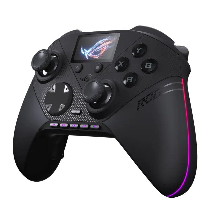 ROG Raikiri II Pro PC Black angled view from right