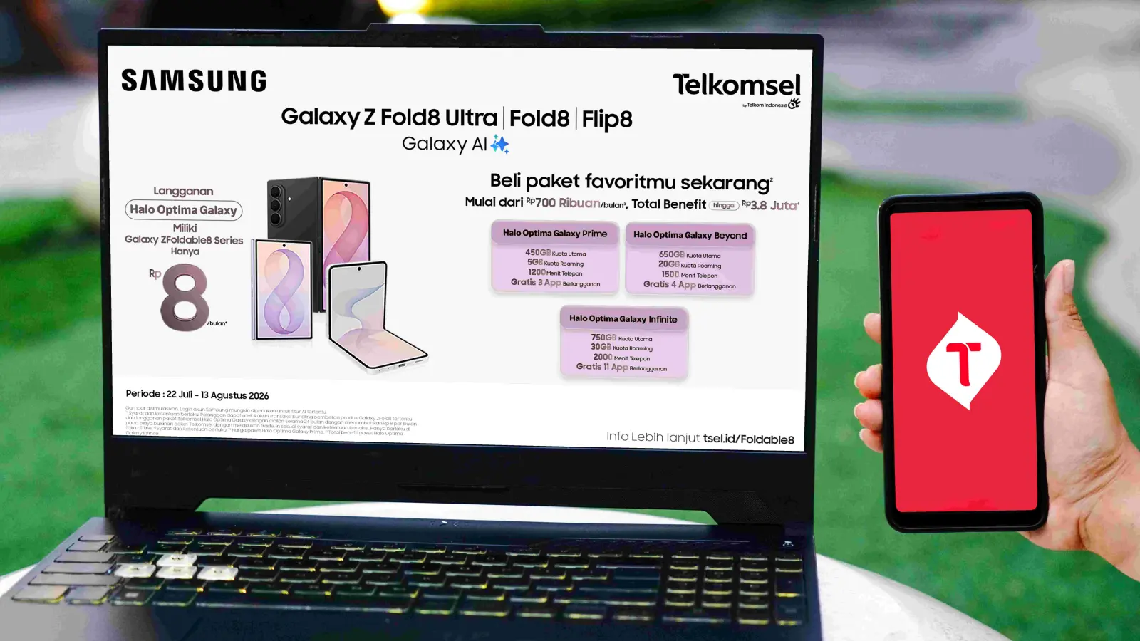 Telkomsel x Samsung Hadirkan Paket Bundling Halo Optima