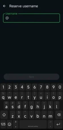 WA Reserve Username WA Reserve Username