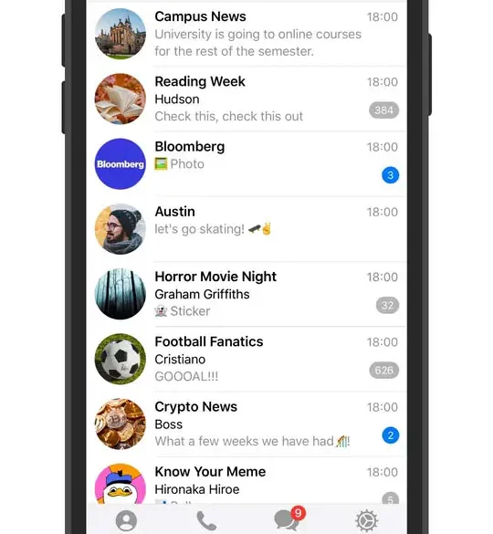 chat folder telegram