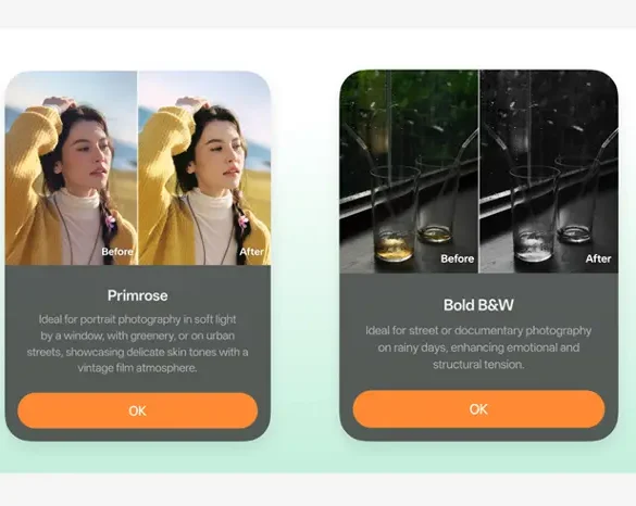 ColorOS 16 Filter Camera